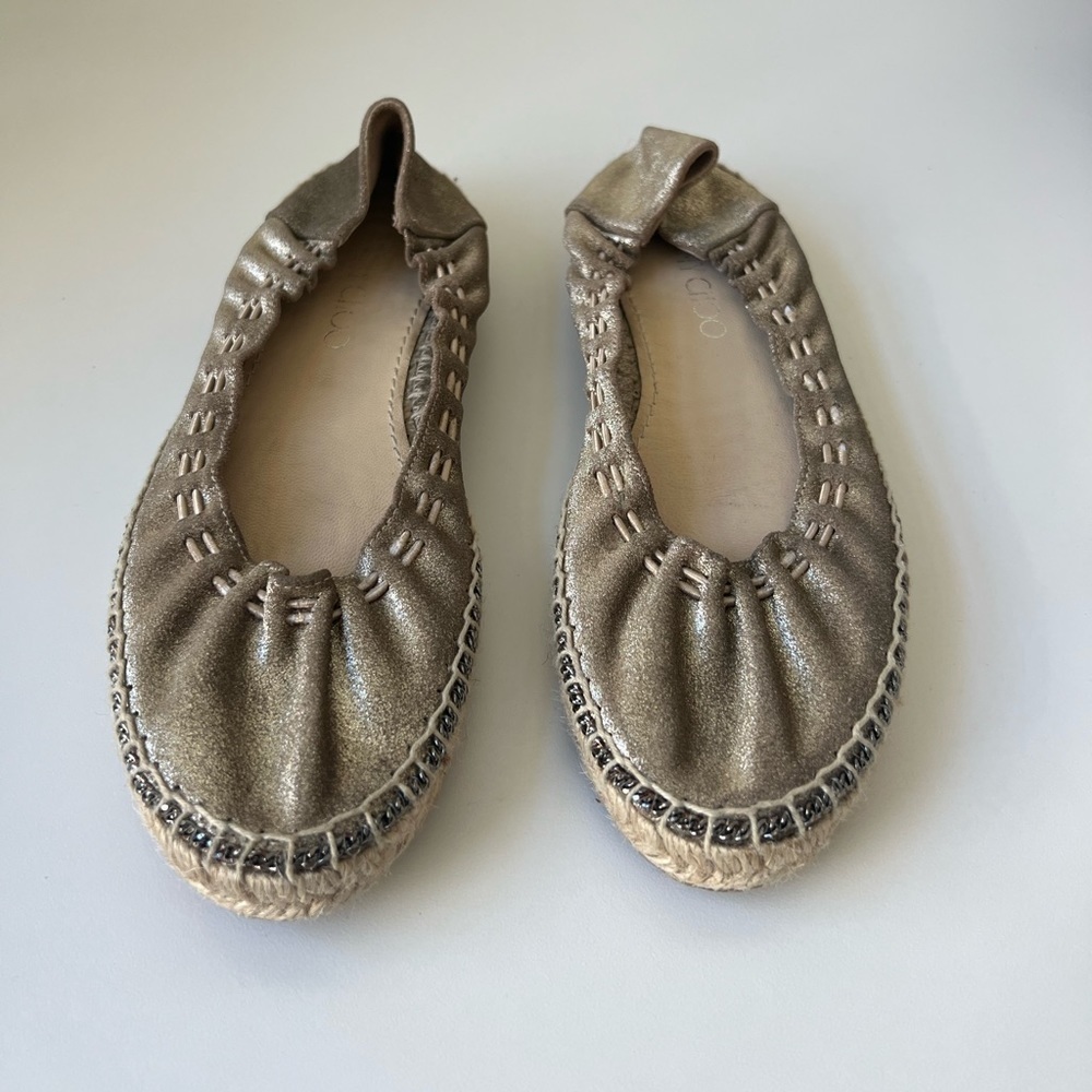 Jimmy Choo. Flat Espadrilles. Excellent Condition